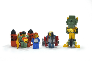 Illustration for article titled Classic 80s Cartoon Centurions As LEGO Minifigs